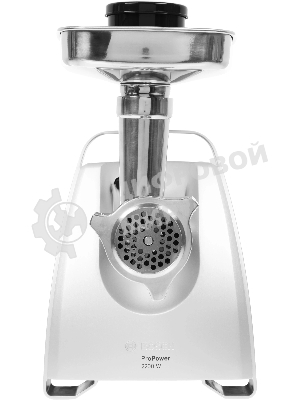 Мясорубка электрическая Bosch MFW68680 черный, 2200 Вт, 4.3 кг/мин, реверс, защита от перегрузки, насадки - 5