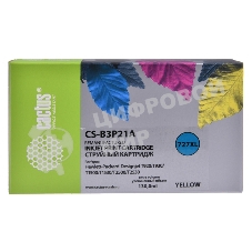 Картридж струйный Cactus CS-B3P21A №727 желтый (130 мл) для HP DJ T920/T1500/T2530