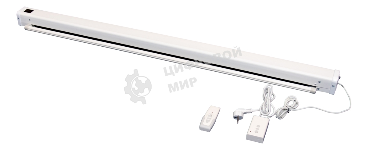 Экран Cinema S'OK SCPSM-370x208FG-ED90 16:9 167' Pro настенно-потолочный, моторизованный, 370x208см, фибергласс, белый корпус, экстрадроп 90см