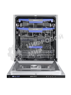 Встраиваемая посудомоечная машина Maunfeld MLP-12IMR, черный, 59.8 см, 14 компл., 44 дБ, класс A++