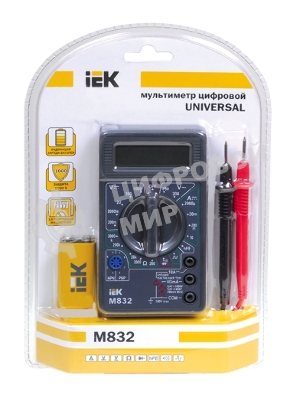 Мультиметр IEK TMD-2S-832 цифровой Universal M832