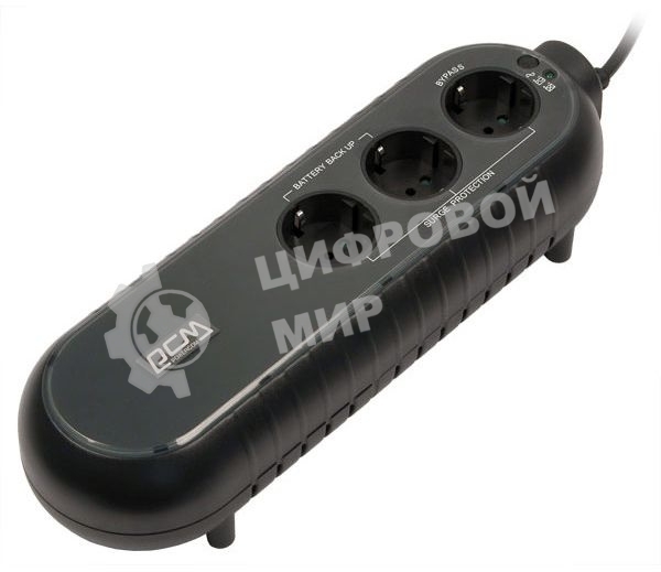 Источник бесперебойного питания Powercom WOW 500U 250Вт 500ВА черный