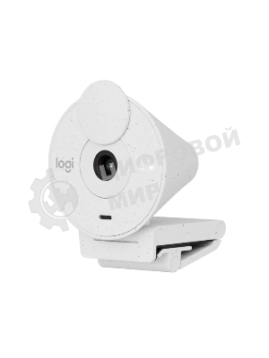 Веб-камера Logitech Brio 300 1920x1080, 30 кадр/с, USB Type-C, микрофон (шумоподавление), автоматическая фокусировка, автоосвещение, универсальное крепление белая