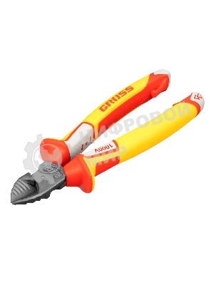 Бокорезы Gross 17582 диэлектрические рукоятки до 1000в трехкомпонентные рукоятки 180 мм