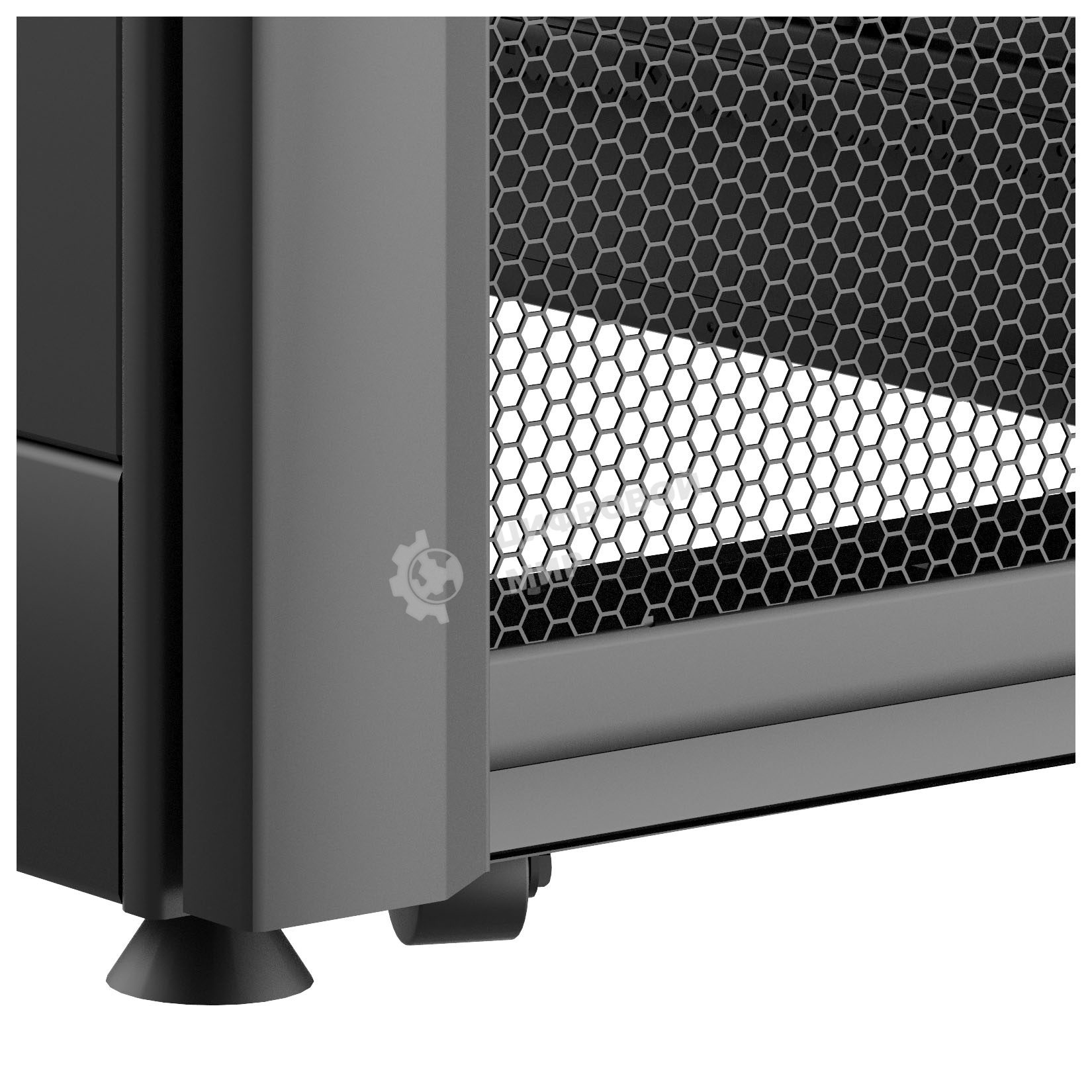 Шкаф коммутационный C3 Solutions (C3.RF4805) напольный 48U 750x1200мм пер.дв.перфор. задн.дв.перфор. 2 бок.пан. направл.под закл.гайки 1120кг черный