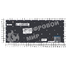 Клавиатура для ноутбука Samsung 740U3E NP740U3E серебристая