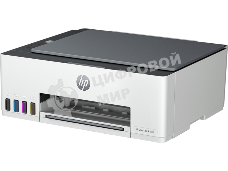 МФУ струйный HP Smart Tank 580 AiO (1F3Y2A), A4, цветной, печ. до 22 стр/мин. (ч/б) до 16 стр/мин. (цвет), 1200 x 1200 dpi, USB, Wi-Fi, Air Print, Mopria