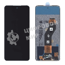 Дисплей для Tecno Spark 20C (BG7n) в сборе с тачскрином черный