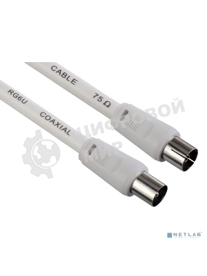 Кабель ТВ вилка - ТВ розетка PERFEO длина 10 м. (T5005)