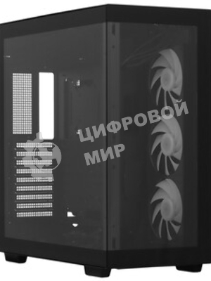 Компьютерный корпус Deepcool CH780 черный (ATX, без БП, ARGb, 4xUSB3.2 Type-A + USB3.2 Type-C) (R-CH780-BKADE41-G-1) MidiTower