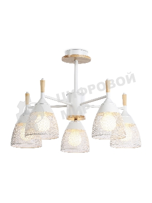 Светильник Ambrella light TR8012/5 WH белый E27*5 max 40W D600*385