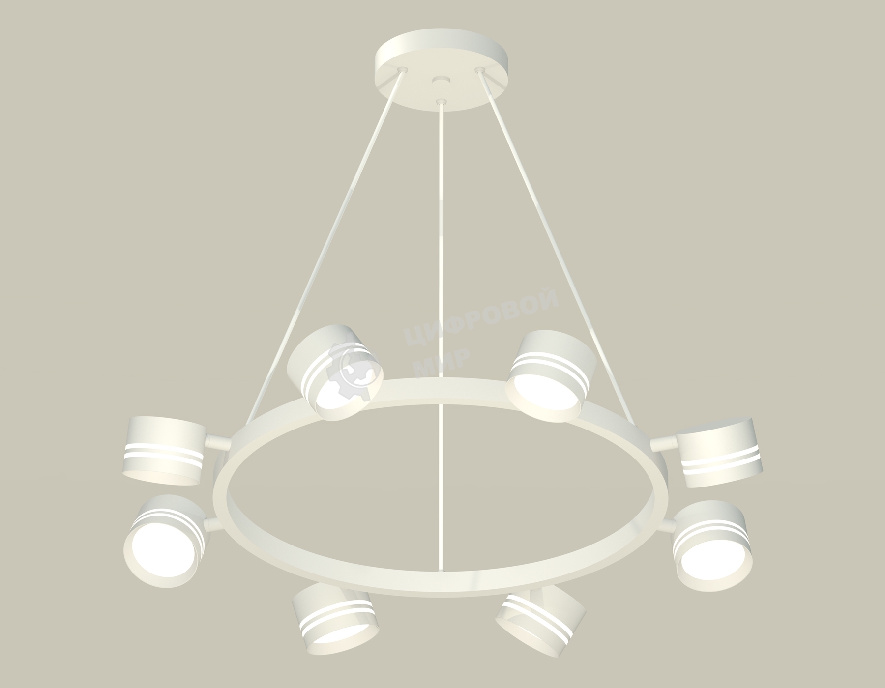 Светильник Ambrella light XB9195202/8 SWH/FR белый песок/белый матовый GX53 (C9195, N8477)