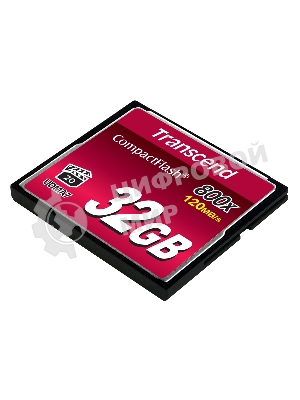 Флеш карта CF 32Gb Transcend, 800X