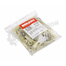 Наконечник кольцевой изолированный термоусаживаемый Rexant ø 8.4 мм 4-6 мм² (НКи-т 6.0-8/НКи-т5,5-8) желтый