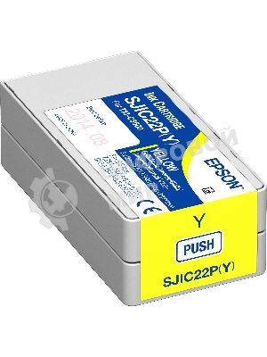 Картридж струйный SJIC22P(Y): INK CARTRIDGE FOR TM-C3500 желтый