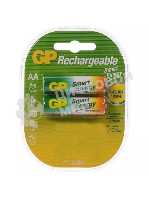 Аккумулятор GP Smart Energy 100AAHCSV AA NiMH 1000mAh (2шт)