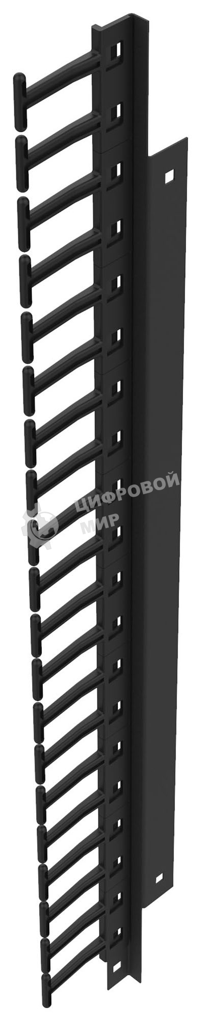 Кабельный органайзер Вертикальный C3 Solutions C3.OP4802 односторонний пальцы 48U глуб.:150мм