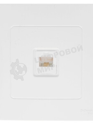 Розетка Blanca С/У белый Розетка ТЛФ RJ11 BLNIS011001 Schneider Electric