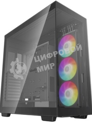 Компьютерный корпус Deepcool CH780 черный (ATX, без БП, ARGb, 4xUSB3.2 Type-A + USB3.2 Type-C) (R-CH780-BKADE41-G-1) MidiTower