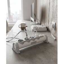 Удлинитель У05К 5 мест 2P+PE 5м 3х1,5мм2 16А белый COMFORT