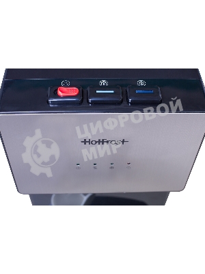 Кулер для воды Hotfrost V400AS, нижняя загрузка, нагрев 90 °С, охлаждение 10 °С, серебристый/черный