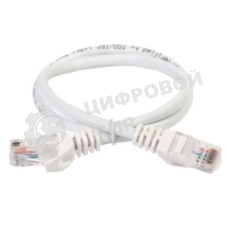 Коммутационный шнур (патч-корд), кат.5Е UTP, 3м, белый ITK