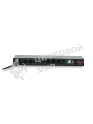 Сетевой фильтр APC Rack PDU, Switched, 1U, 16A, 208/230V, (8)C13