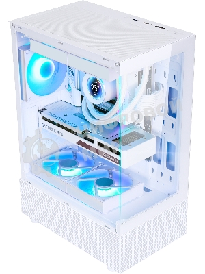 Компьютерный корпус AeroCool/Formula Crystal Z1 белый без БП ATX 2xUSB 2.0 1xUSB 3.0 audio bott PSU