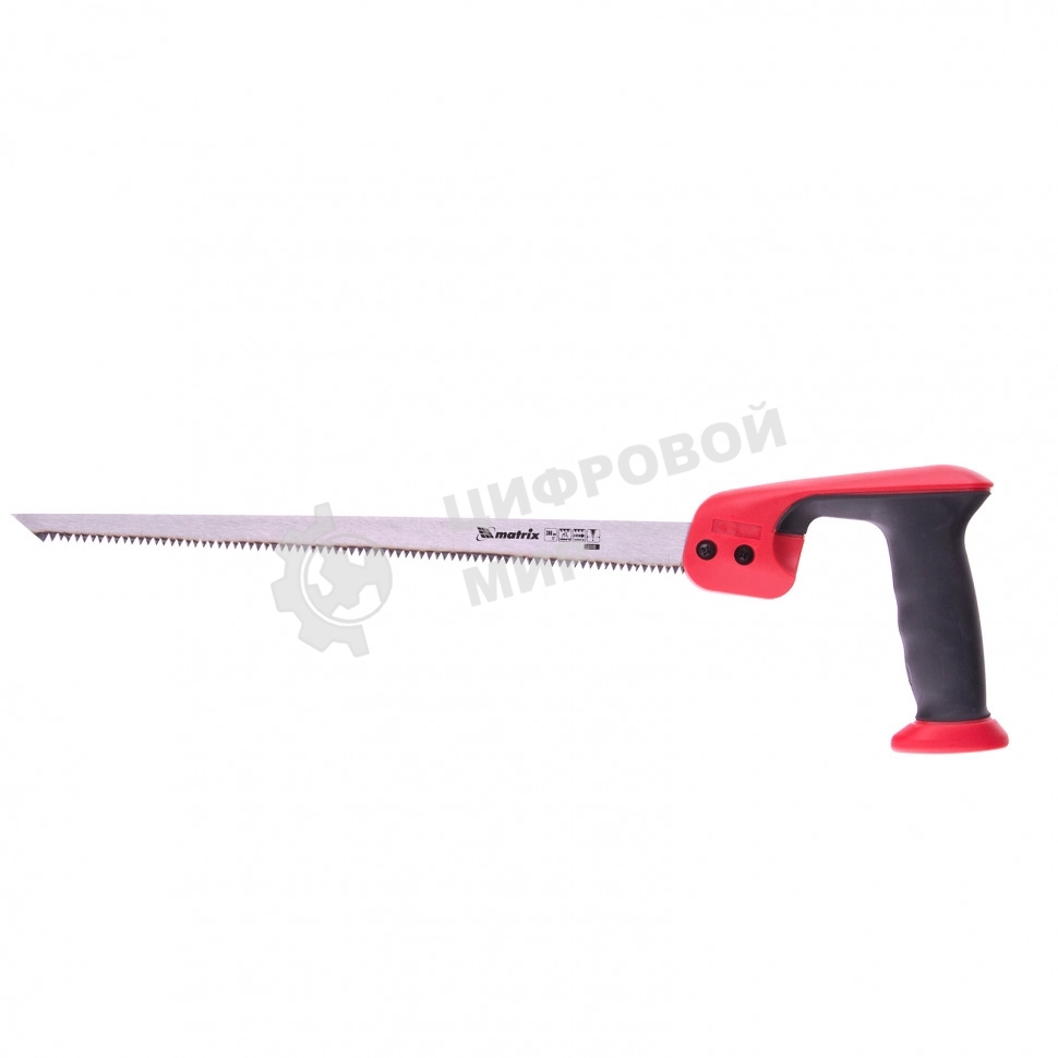 Ножовка по дереву Matrix выкружная, 300 мм, каленый зуб, двухкомпонентная рукоятка