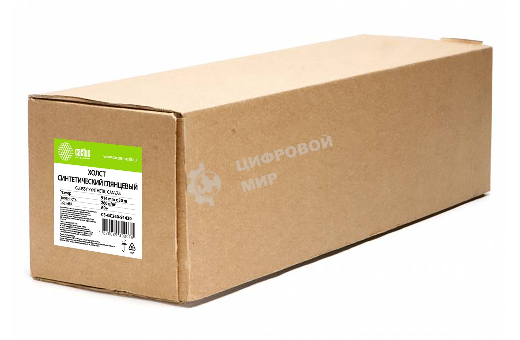 Холст Cactus CS-GC260-91430 36