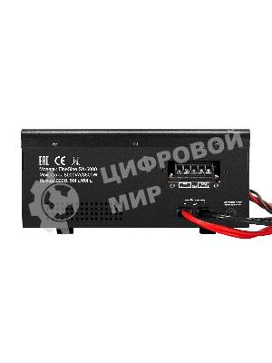 Комплект Источник бесперебойного питания EX296004RUS + батарея 100Aч EX285656RUS 4шт (инвертор, синус, для котла, настенный) ExeGate FineSine SX-5000.LCD.AVR.2SH.T 5000VA/3500W, чистая синусоида, цветной LCD-дисплей, AVR, 2*Schuko+клеммы, линейно-интерактивный, крепление настенное, Black + батарея ExeGate HRL 12-100 (12В, 100А·ч) 4шт