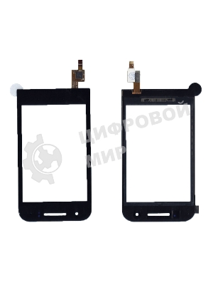 Сенсорное стекло (тачскрин) для Samsung GT-S5820, черное