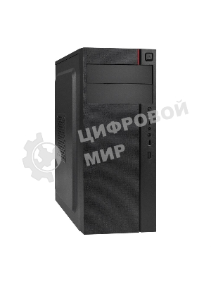 Компьютерный корпус Miditower ExeGate AA-440 (ATX, без БП, 2*USB, аудио)