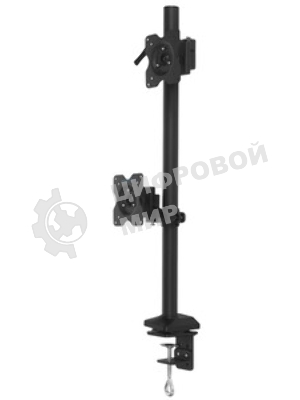Настольное наклонно-поворотное крепление Kromax OFFICE-5, для 2-х LCD мониторов 13