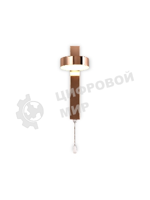 Настенный светодиодный светильник с выключателем Ambrella light FW161 GD золото LED 3000K 6W 265*95*135