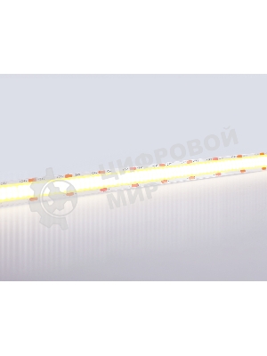 Светодиодная лента Ambrella light GS4802 COB 616Led/19W m/ 24V IP20 4500K/ 5m*12mm*2mm (2 конт.)