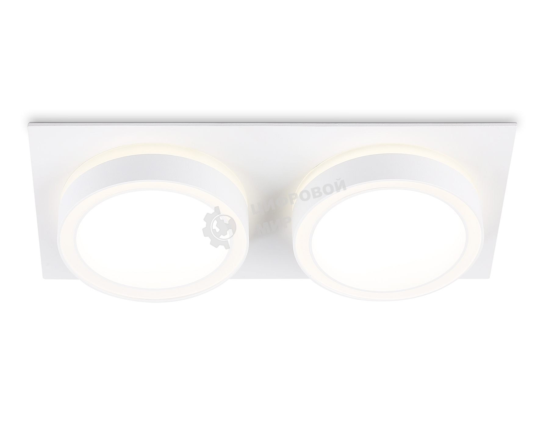 Светильник Ambrella light TN52423/2 WH/FR белый/белый матовый GX53 max 12W 210*105*45