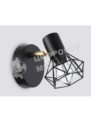 Светильник Ambrella light TR8655 BK/GD черный/золото E14 max 60W 170*100*140