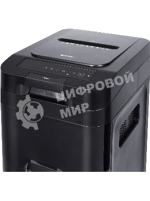 Уничтожитель документов c автоподатчиком ГЕЛЕОС АП60-5, DIN P-5, фрагмент 2 x 12 мм, АВТОПОДАЧА 630 листов (80 г/м), пл. карты/CD/скрепки/скобы, 60 литров