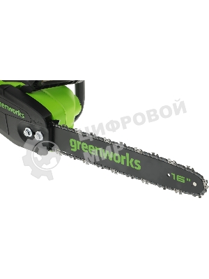 Цепная пила аккумуляторная GreenWorks GD40CS20X, 40V, 40 см, 2000 Вт, бесщеточная, без АКБ и ЗУ (2008807)