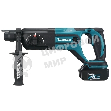 Перфоратор Makita DHR241RFE Перфоратор ак ,SDS+, 18В,2 х 3А ч Li-ion,3реж,1.9Дж,0-4000у\м,3.5кг,чем,подсв,совмест с 4 А ч Li-ion