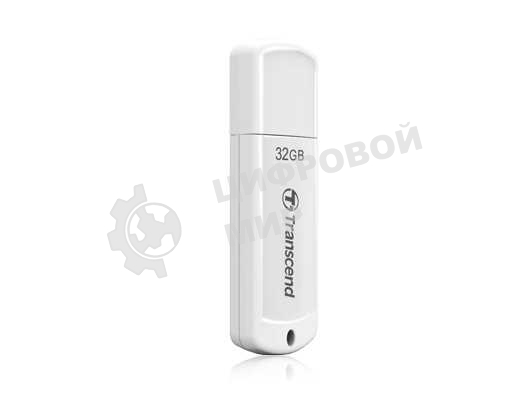 Флешка USB Transcend JetFlash 370 (TS32GJF370), 32Gb, USB 2.0, R/W 12/5, белый