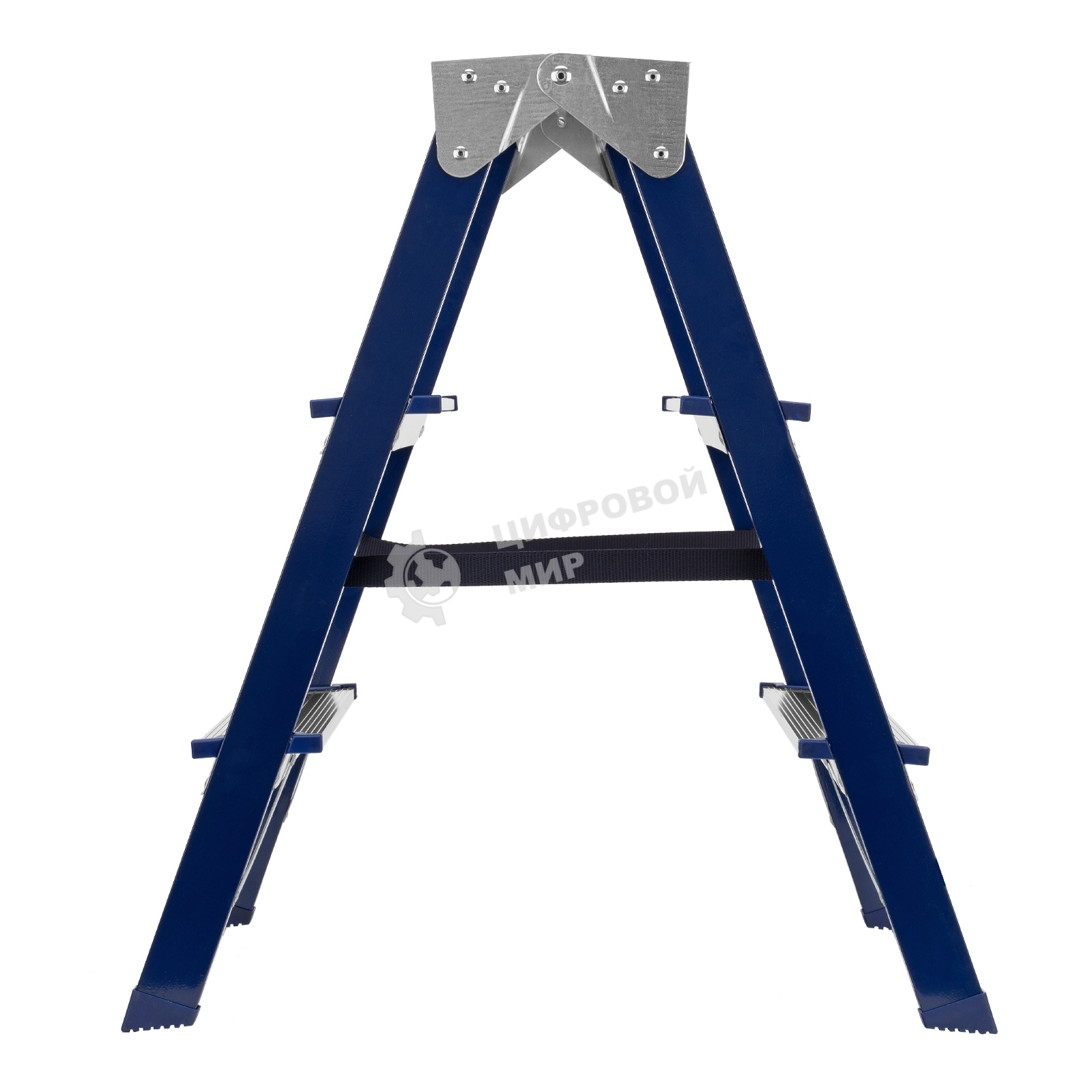 Стремянка двусторонняя Сибртех 3ст стальная