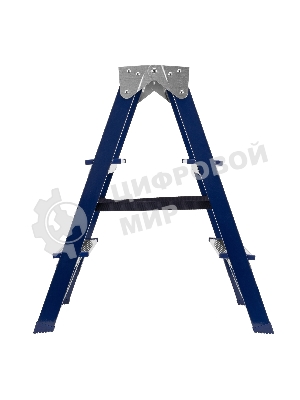 Стремянка двусторонняя Сибртех 3ст стальная