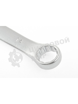 Ключ комбинированный Stels 14 мм, CrV, матовый хром