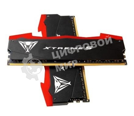 Оперативная память Patriot Viper Xtreme 5, DDR5, 48GB (2x24GB), 8200MHz, CL38, DIMM, с радиаторами, черный