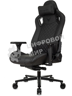 Кресло Knight Craft черный, экокожа, 120 кг, механизм качания