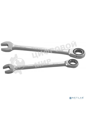 Ключ гаечный JONNESWAY W45110 комбинированный трещоточный, 10 мм