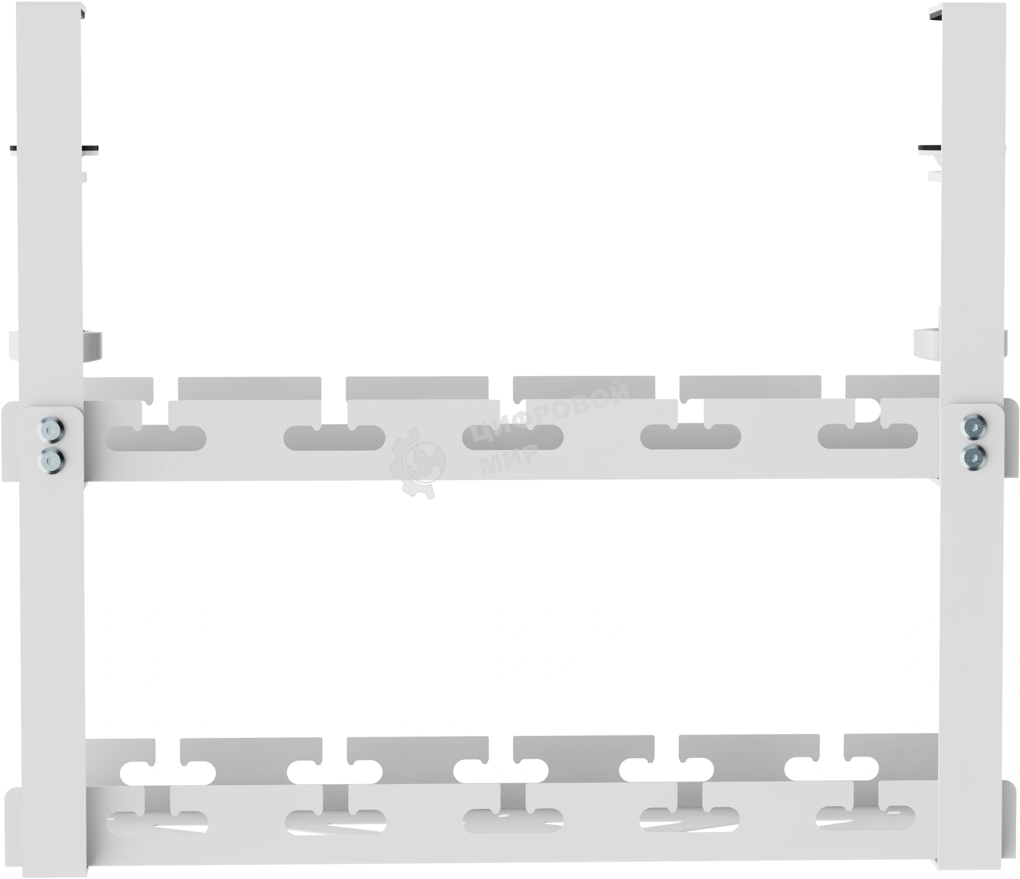 Кабель-канал Cactus CS-CM-400-2WT для столов 40x13.4x34.2 см белый