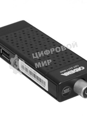 Приставка для цифрового ТВ Cadena CDT-2311 MINI черный, DVB-T2, DVB-T, HDMI, USB 2.0